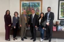 Paolo Arena e delegazione Canada