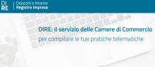 DIRE - Depositi e Istanze presso il Registro Imprese