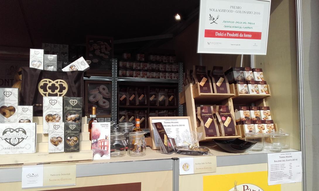 Lo stand di CCIAA VR a Salone del Gusto 2016