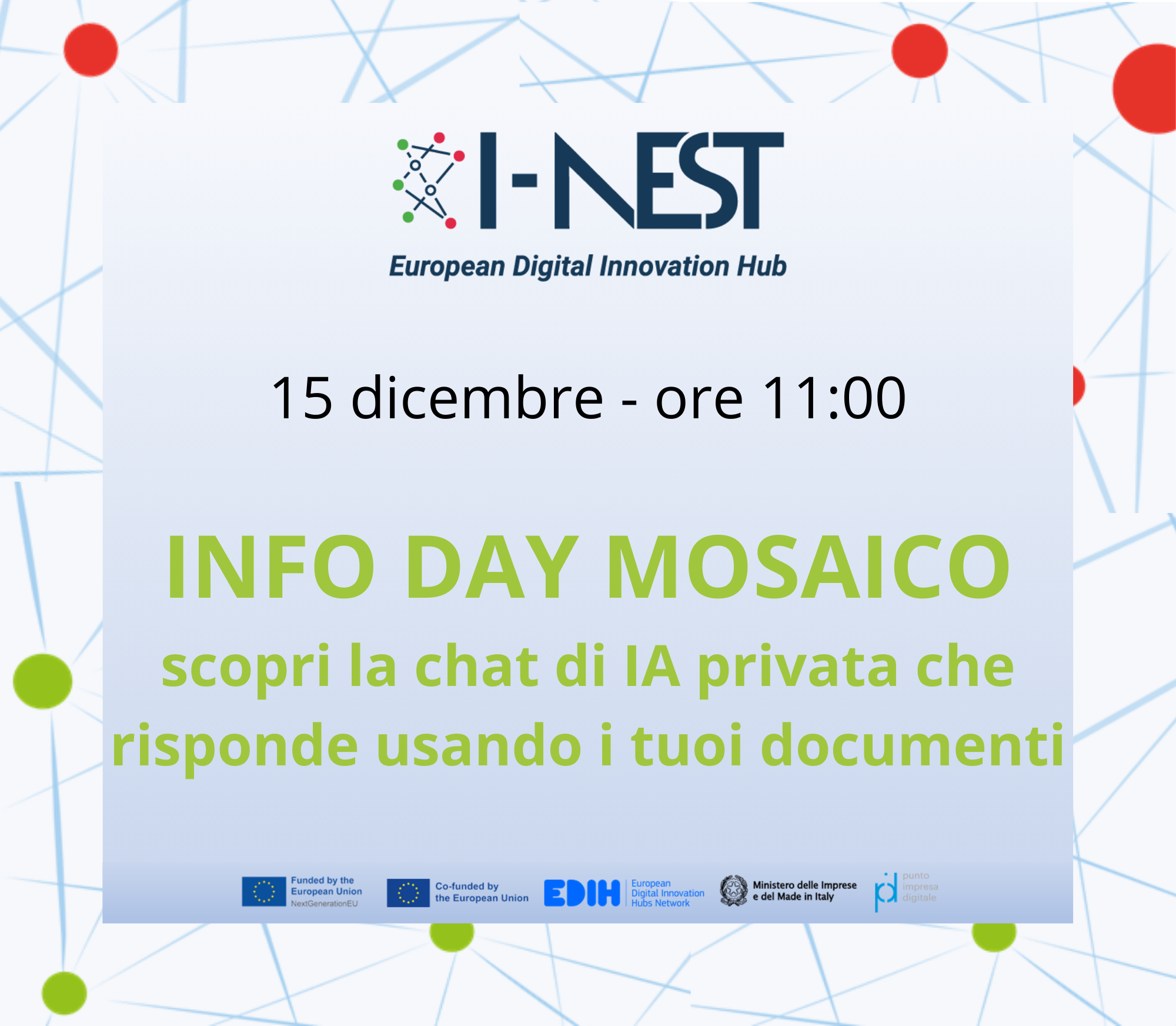 mosaico chat di ia privata